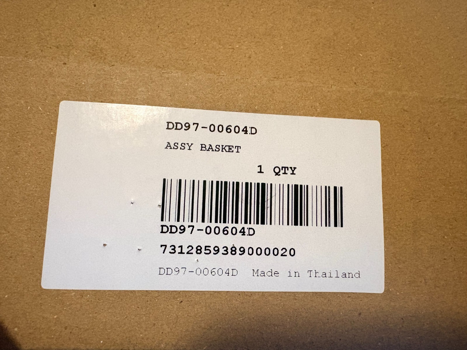 Samsung 3rd Row Dishwasher Rack New OEM DD97-00604D gallery