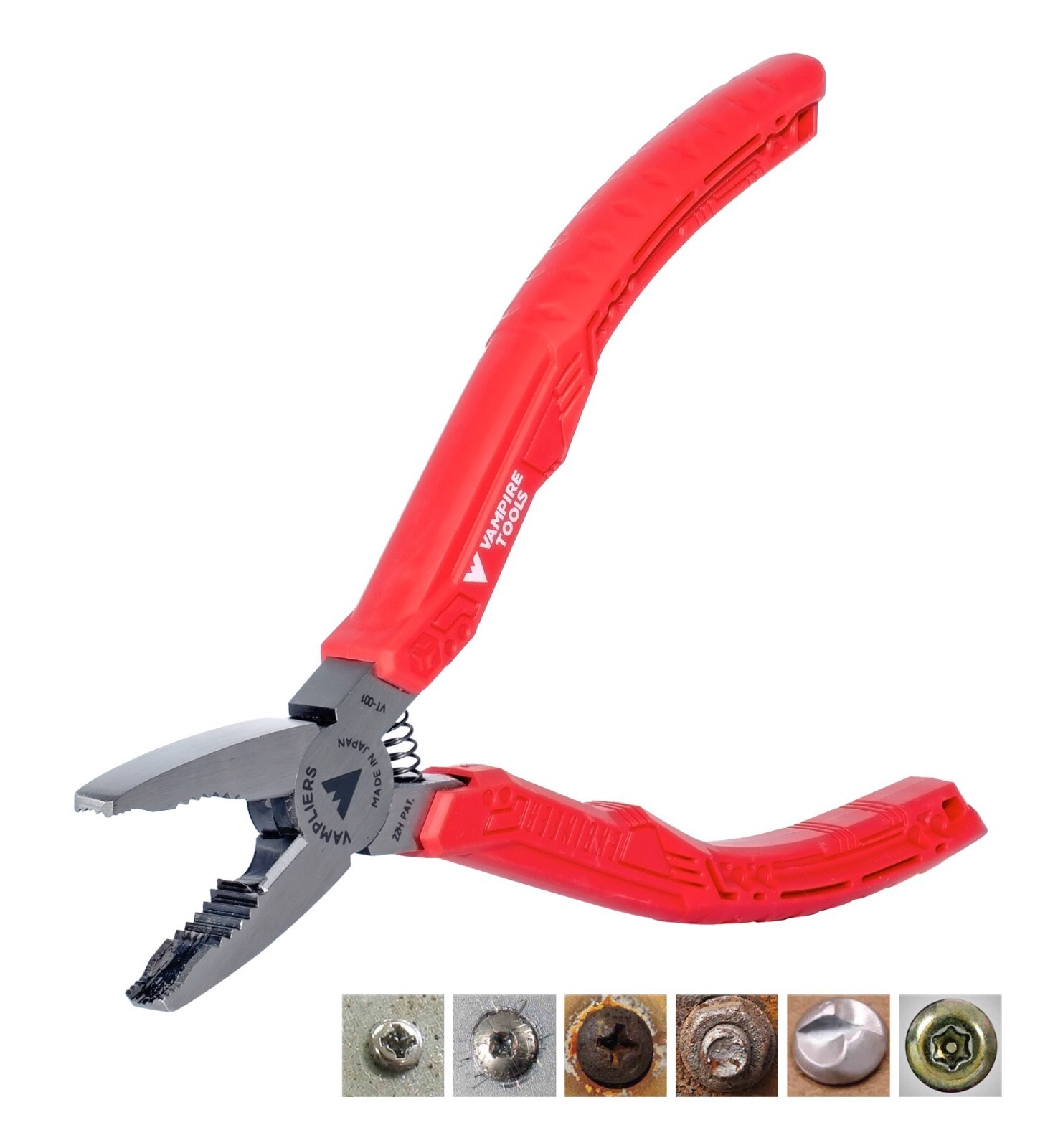 VAMPLIERS 6.25" Stripped Screw Extractor Pliers Made in Japan High Carbon Steel gallery