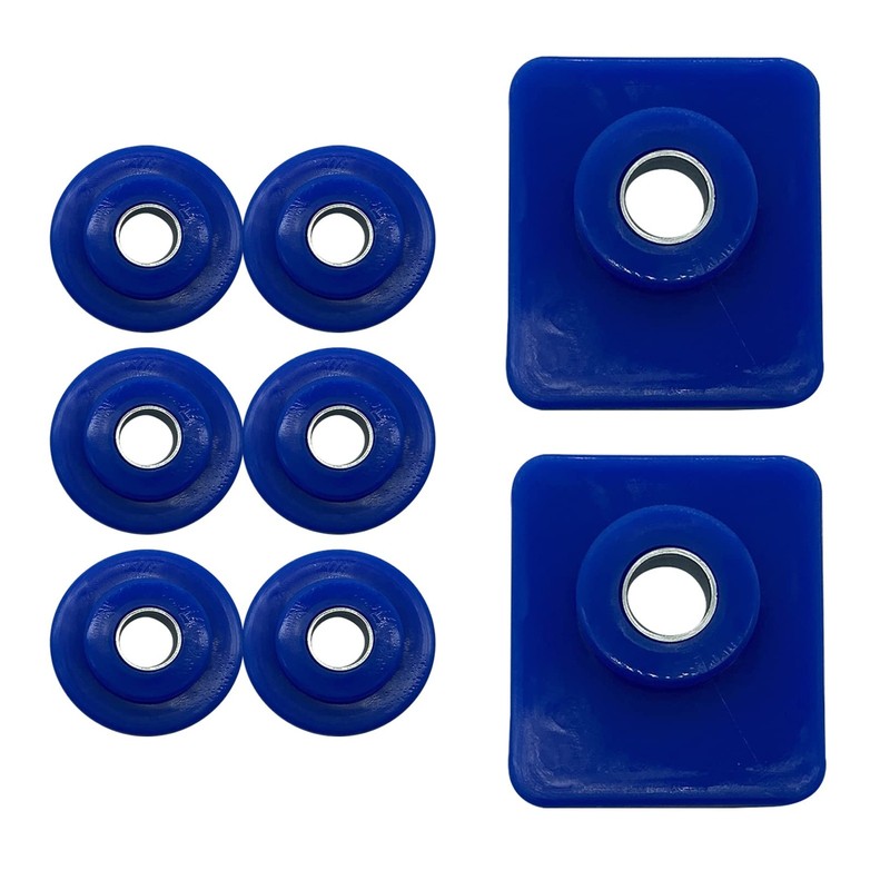 Hood Hinge Pivot Bushing Kit for Peterbilt Kenworth T660 T800 W900 Black Rubber gallery