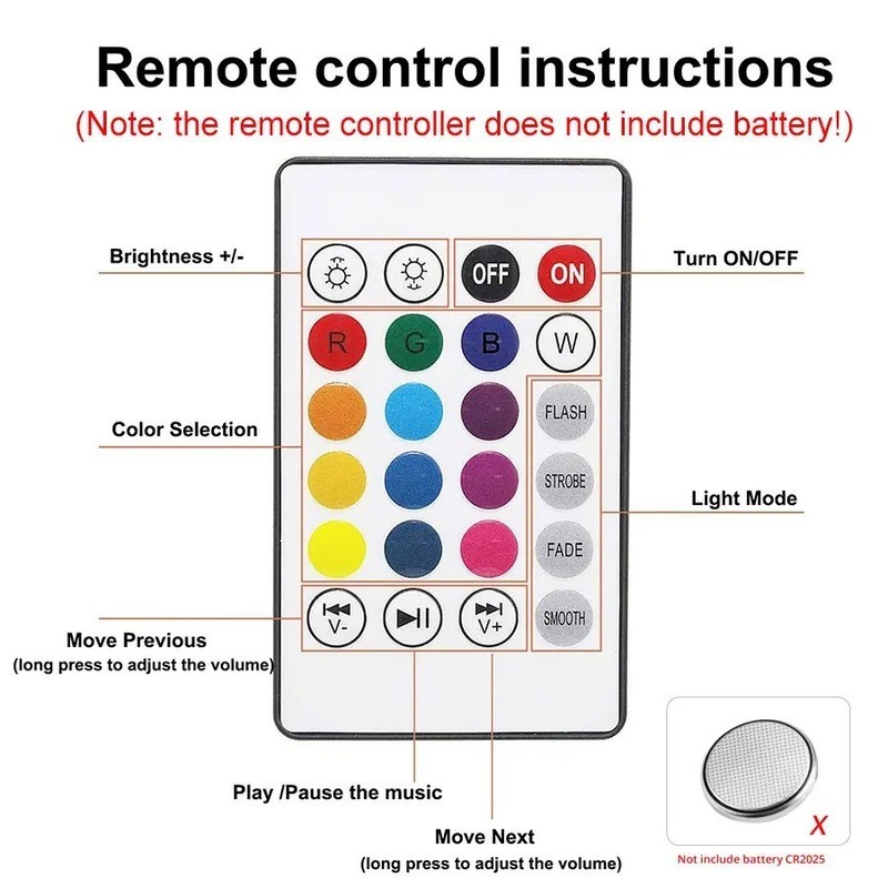 12W E27 LED Bluetooth Speaker Light Bulb - Color Changing RGB Lamp + Remote Cont gallery