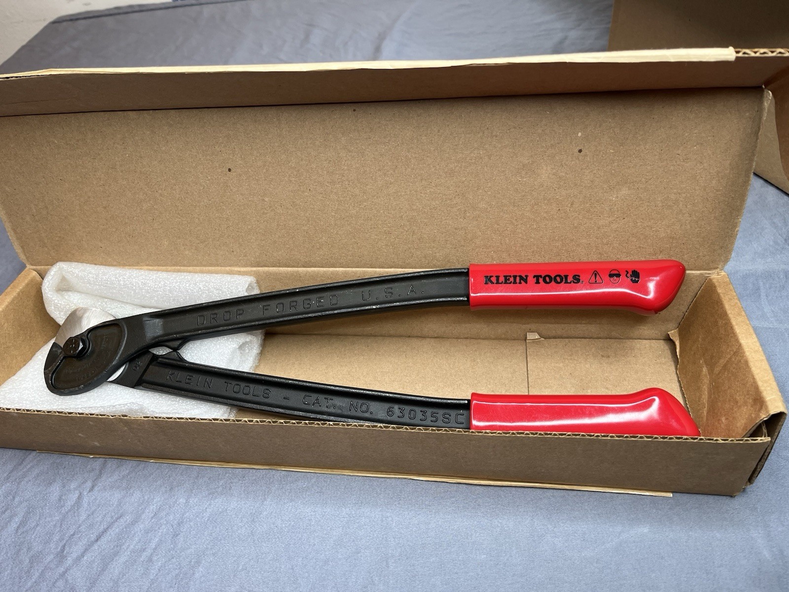 Klein Tools Wire Rope Cutter 63035SC Cuts Up To 9/32” (7mm) Made In USA gallery