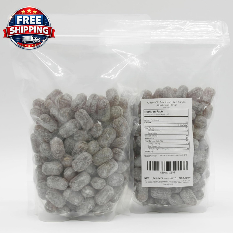 Old Fashioned Hard Candy 14 Oz – HOREHOUND Bold Flavor, Bulk, Fresh & Delicious gallery