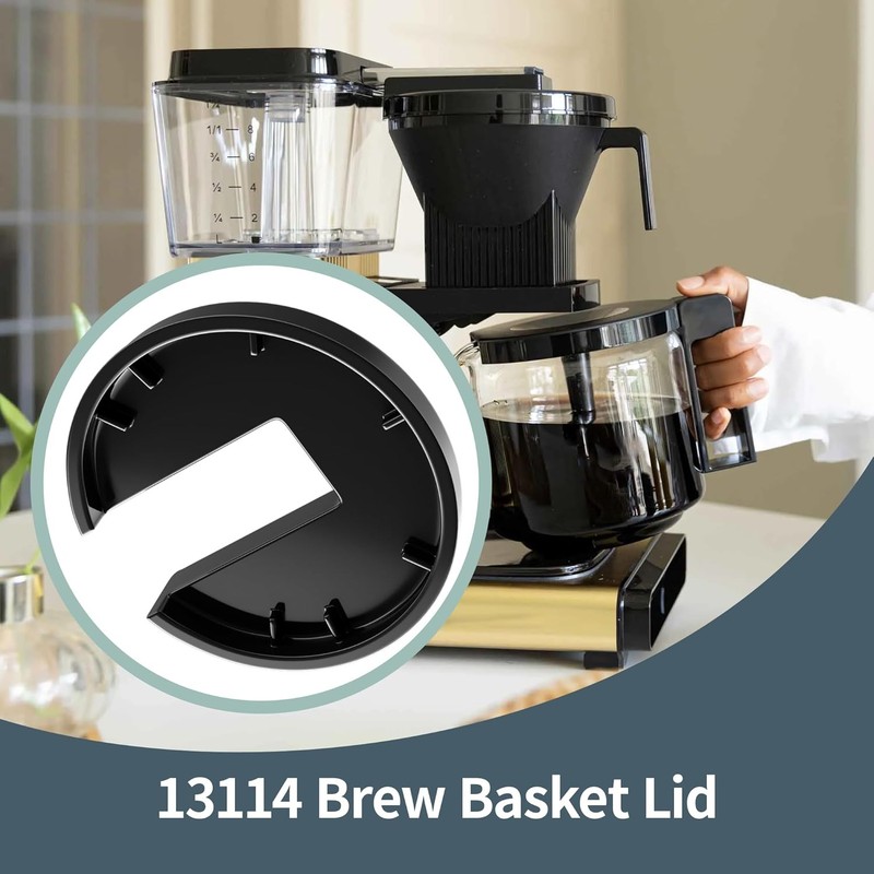 Replacement for Technivorm Moccamaster 13114 Brew Basket Lid - 5.6 IN, Black gallery