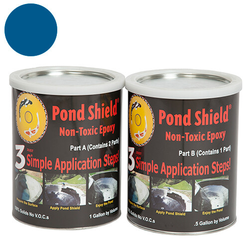 Pond Armor Pond Shield Non-Toxic Epoxy Paint - 1.5 Gallon COMPETITION BLUE gallery