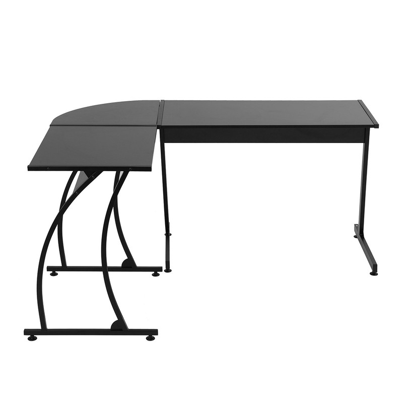 L-Shaped Corner Desk Computer Gaming Laptop PC Table Workstation Home Office gallery