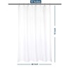 Barossa Design Waterproof Fabric Stall 48"W x 72"L (Pack of 1), Pure White gallery