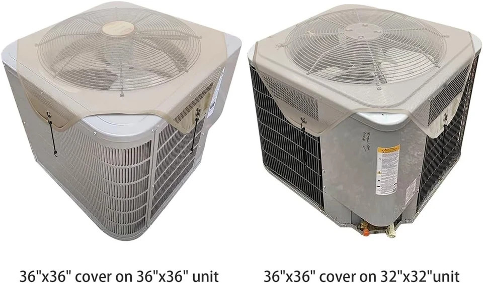 AC Unit Covers Outdoor, Air Conditioner Mesh Cover for Outside Units, Universal gallery