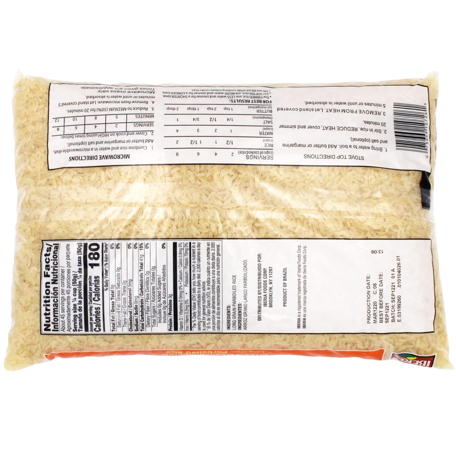 Kosher Parboiled Rice 5 lb - Microwaveable, Low-Fat, Perfect for Family Meals gallery