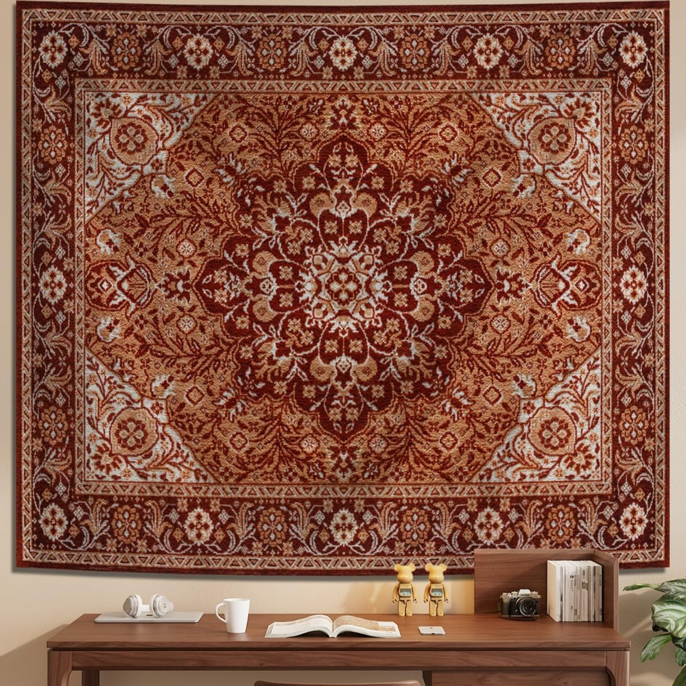 Boho Mandala Tapestry Wall Hanging for Bedroom,Hippie Aesthetic Bohemian