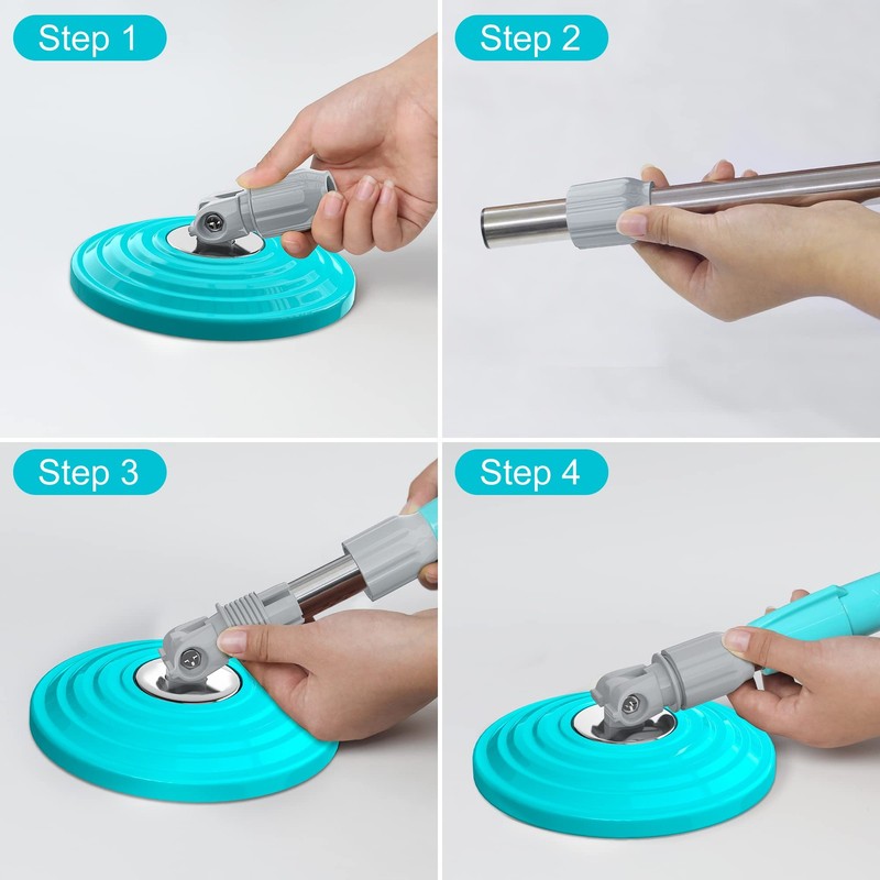 Plastic Mop Base Replacement for Spin Mop Bucket,Replacement Mop Parts, Mop A... gallery