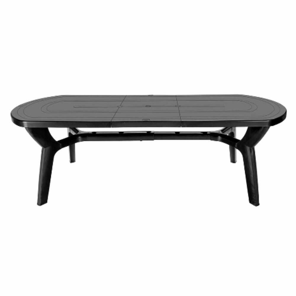 Grand Soleil Pagoda Extendable Outdoor Indoor Patio Dining Table - Plastic gallery