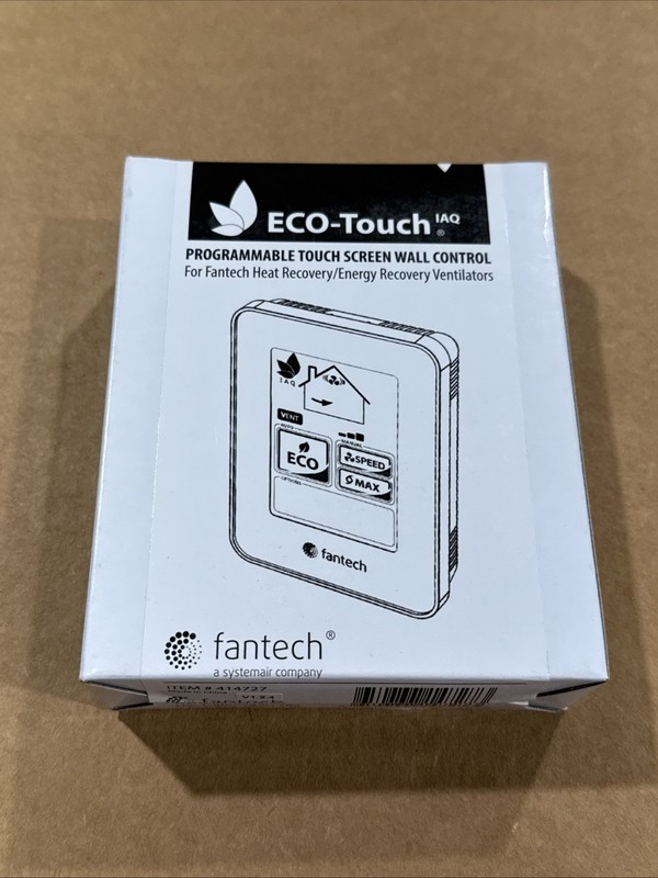 ECO-Touch IAQ Touchscreen 5-Speed Multi-Function Dehumidistat 414727 New gallery
