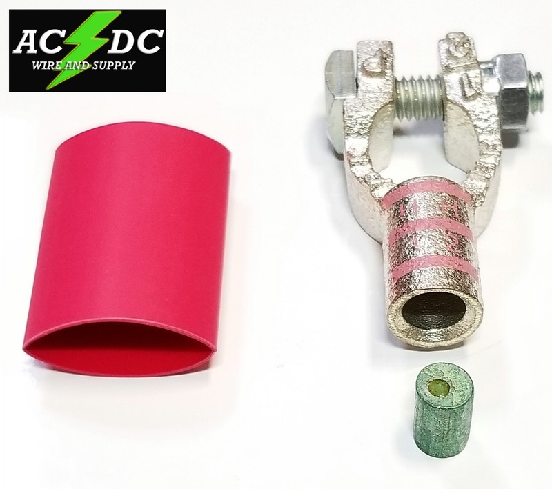 Battery Cable Ends Copper Top Post Terminal Connector Shrink Solder Slug Pellet gallery