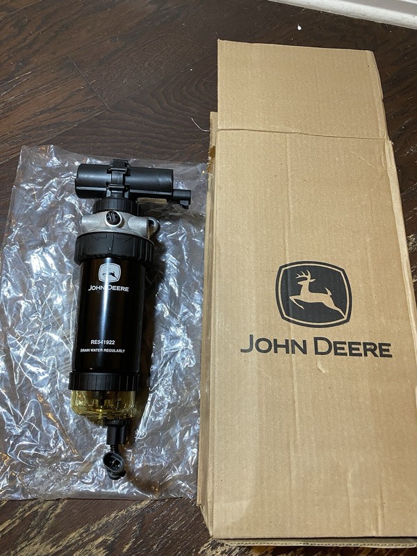 John Deere-Primary Fuel Filter Assembly W/Sensor, RE541922, RE569927. USA gallery