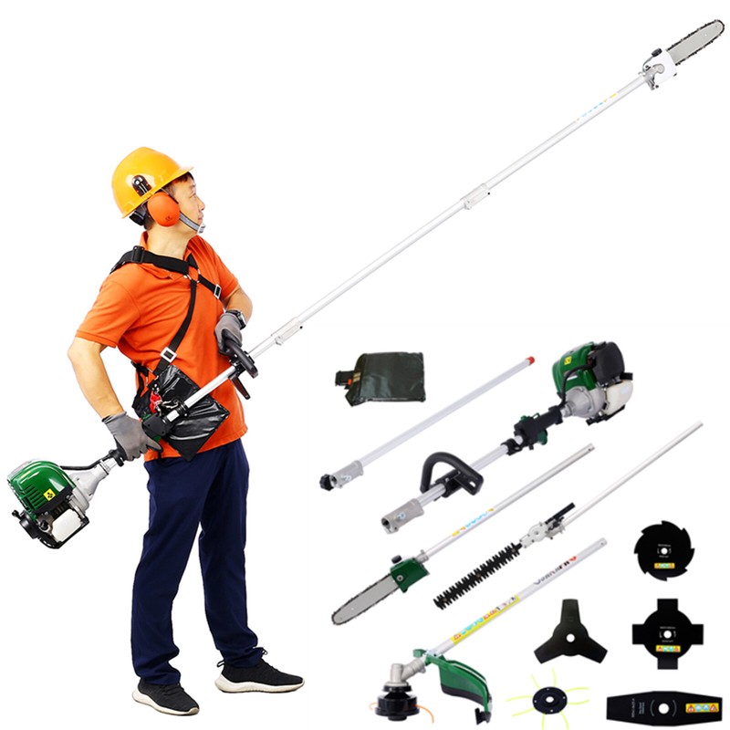 9 in 1 Multi-Functional Trimming Tool 4-Stroke with Pole Saw String Trimmer 38CC gallery