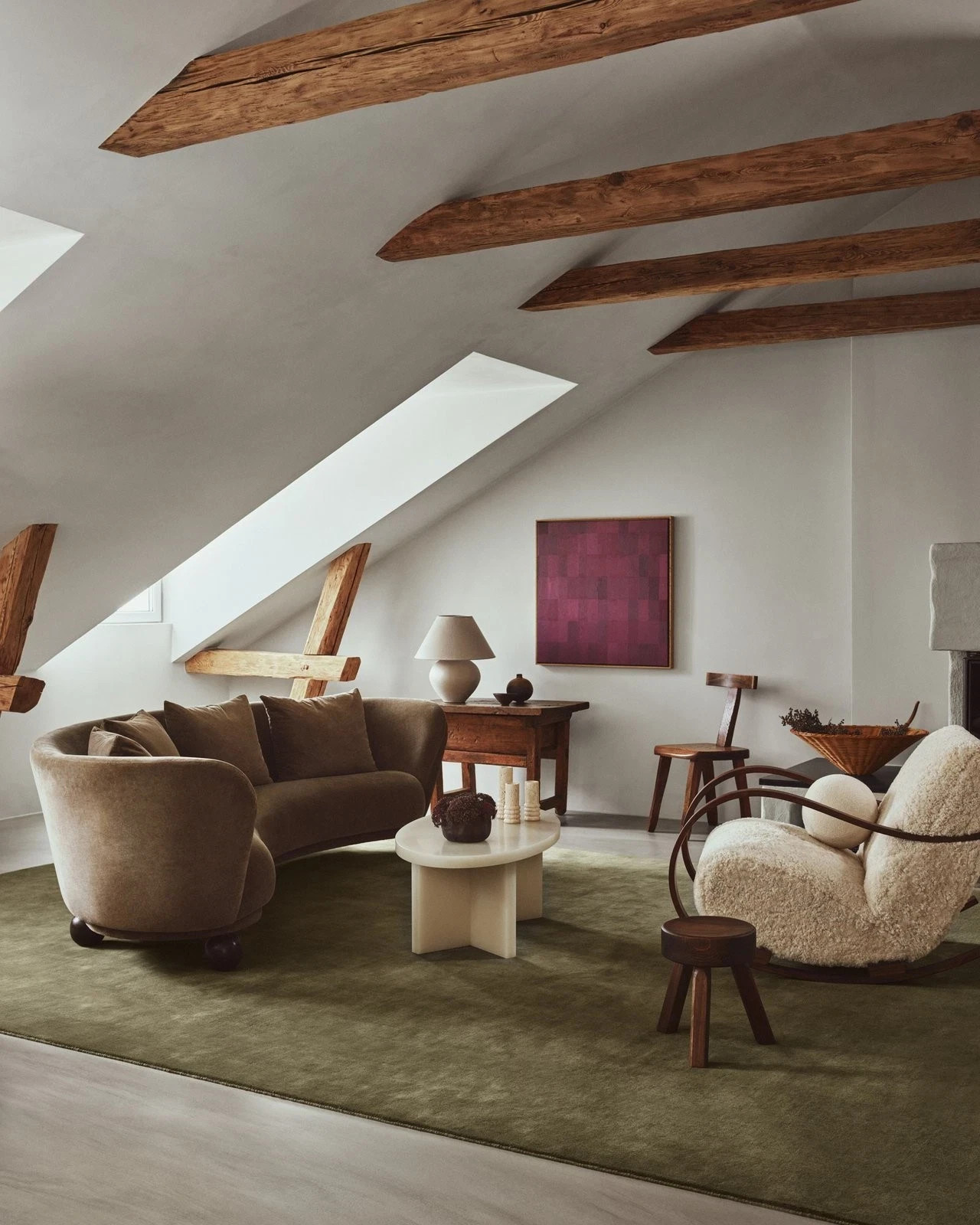 Nordic Knots Moss Rug- Hand Tufted Rug | Wool area Rug any size available gallery