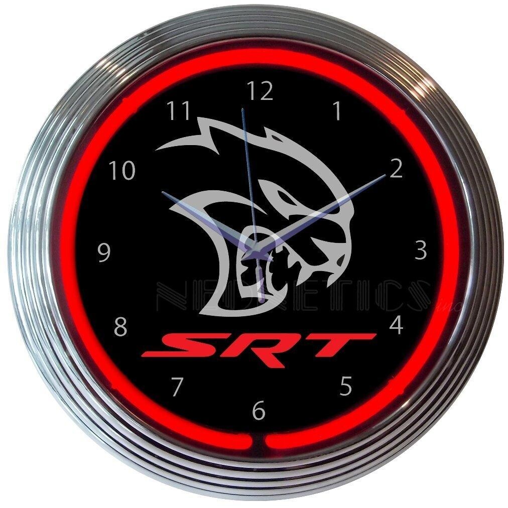 Neonetics 8HELLC Dodge Hellcat Srt Garage 15 Inches Neon Clock gallery