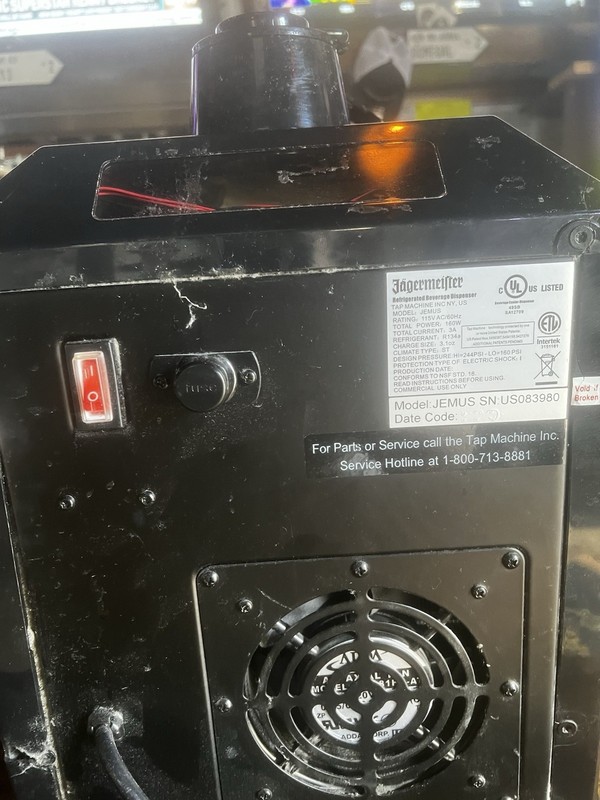 Three (3) Bottle Jager Machine. 1 1/2 Years Old. Used In a Bar. Local Pickup gallery