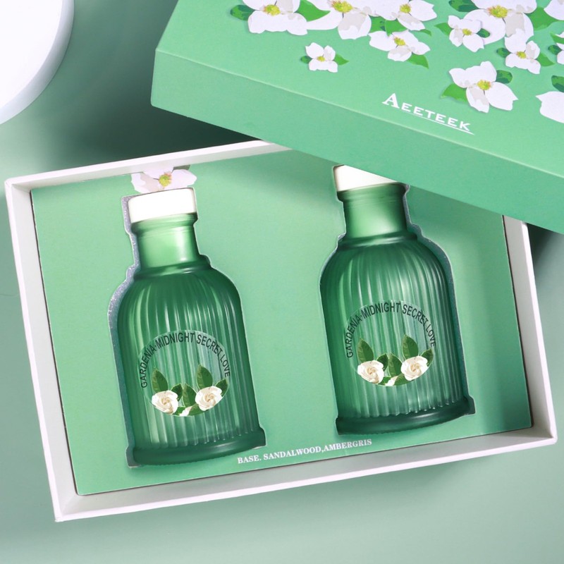 Reed Diffuser Set 200ml Gardenia Tuberose 2 Pack - Aromatherapy Home Fragrance gallery