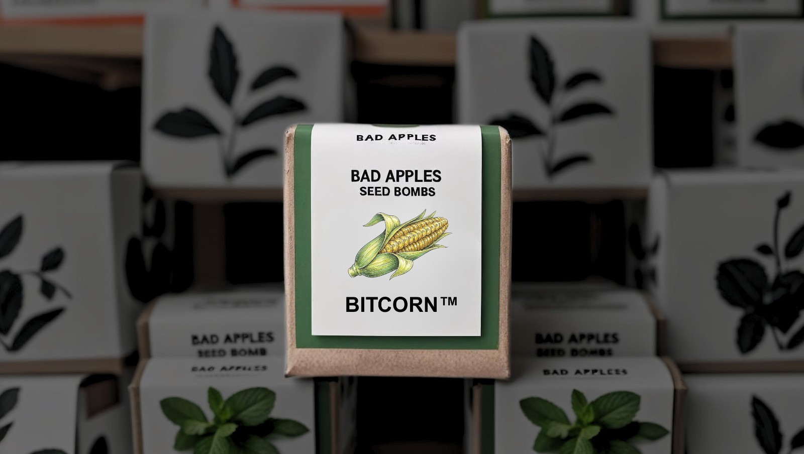 Bad Apples BITCORN™ Seed Bombs - Crypto Corn Scheme - Guerrila Garden - 1 Acre gallery