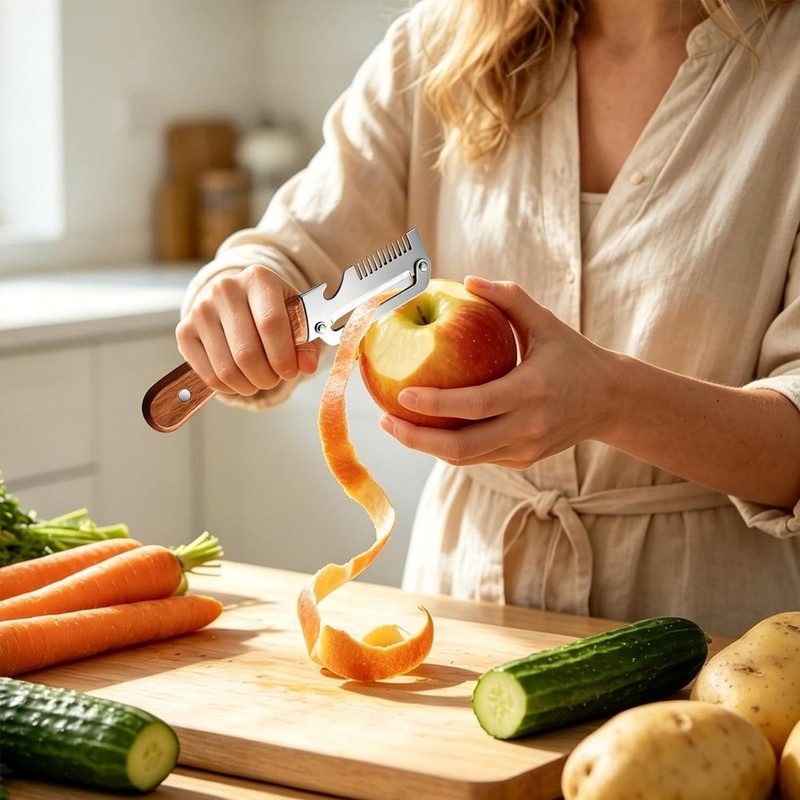 3 in 1 Multi-Functional Vegetable Peeler for Kitchen Stainless Steel Peeler gallery
