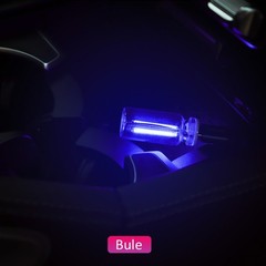 1PCS Touch Control Car USB Blue LED Light Atmosphere Night Light Dimmable New