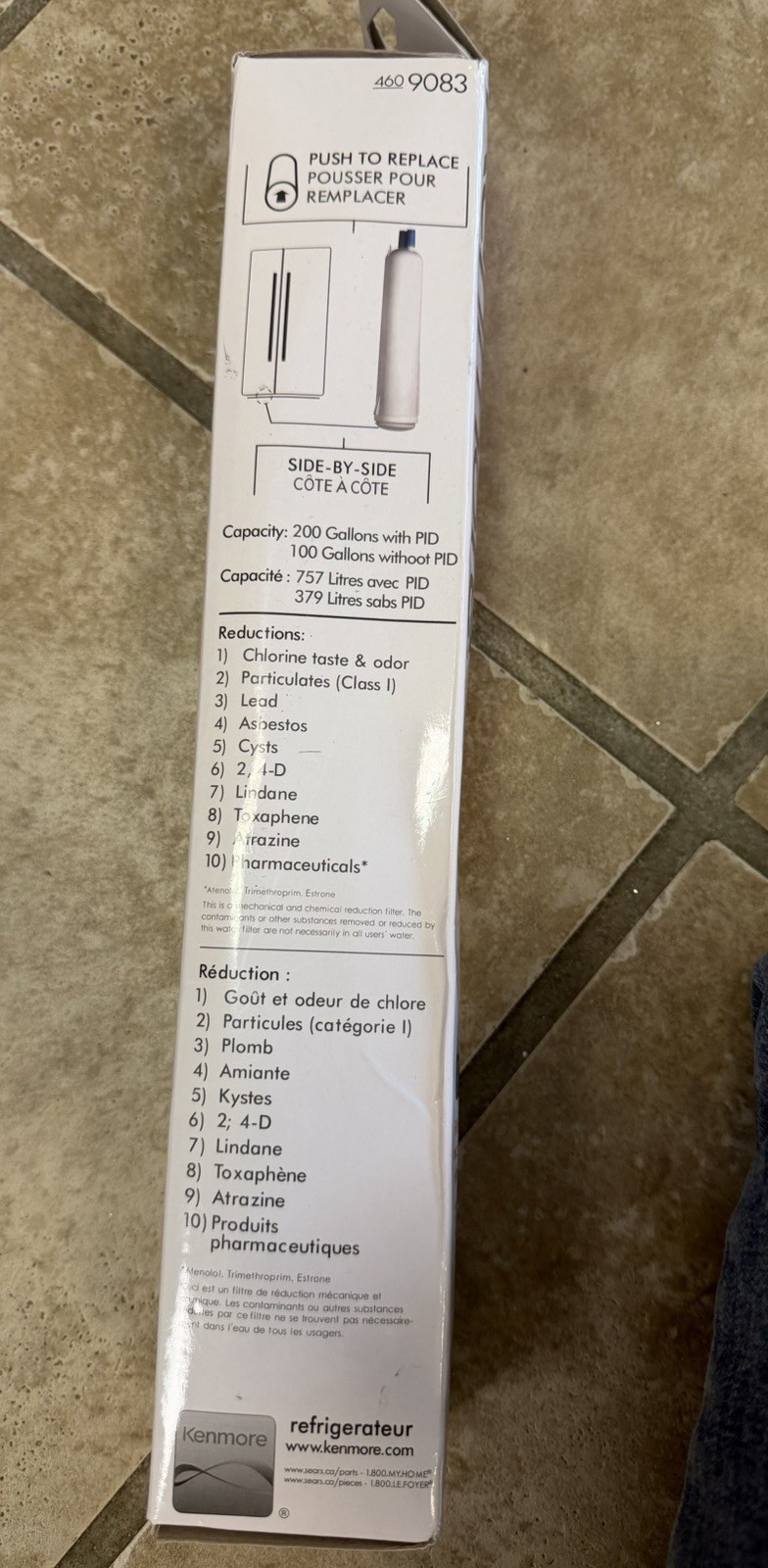 Kenmore 460-9083 Replacement Refrigerator Water Filter New In Box gallery
