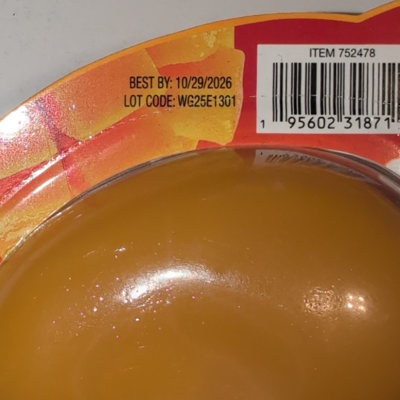 Nice! Giant Gummy Mango Peelable Candy 4.76 oz holiday limited BB 10/29/2026 gallery