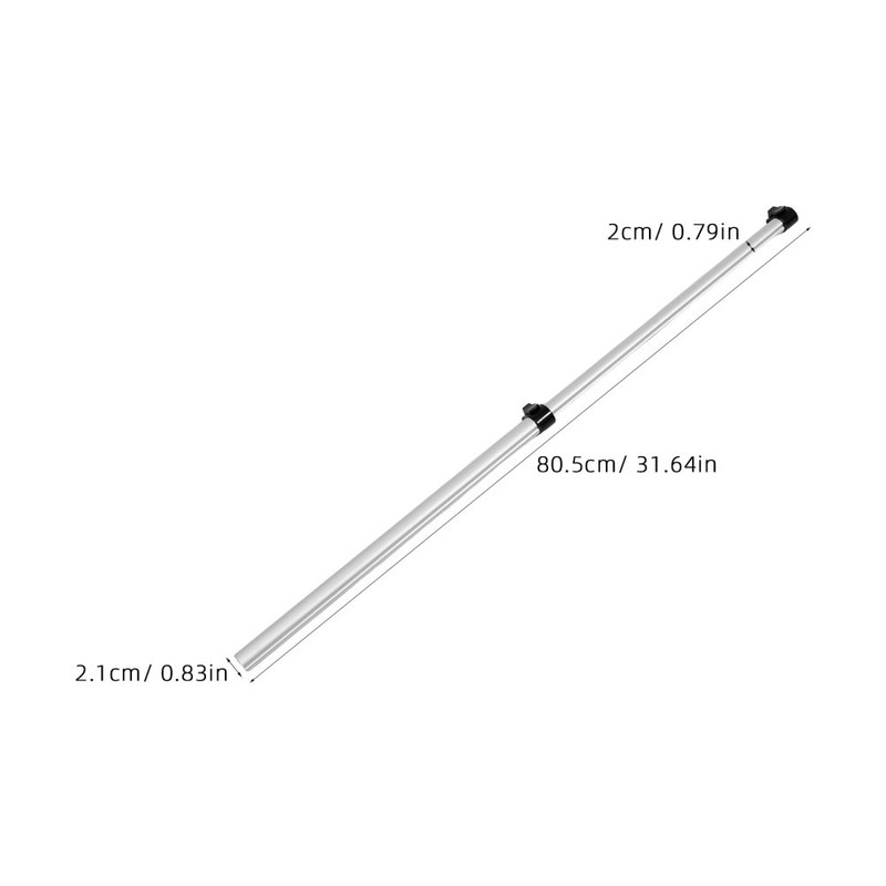 Clothes Steamer Telescopic Rod 3 Sections Adjustable Aluminum Alloy Support Rod gallery