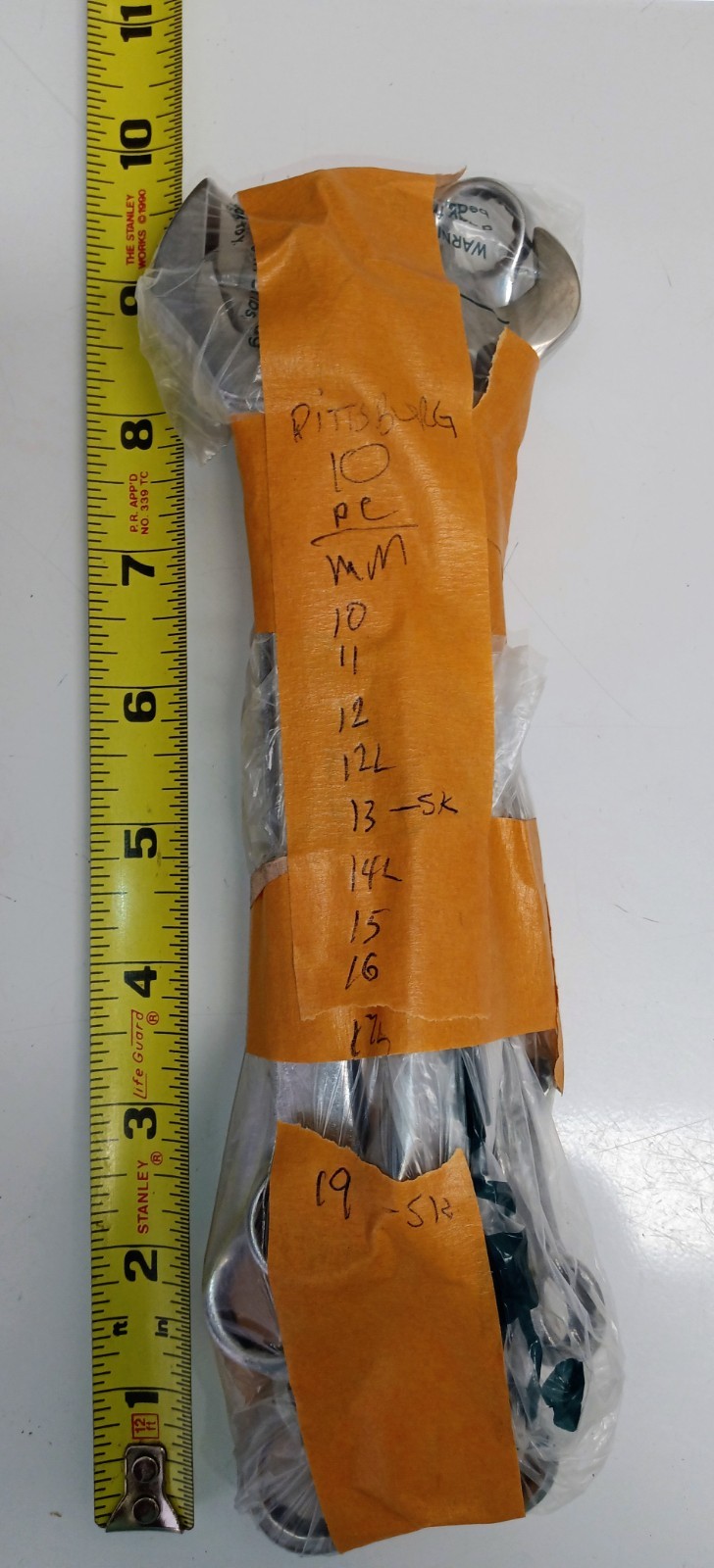 10 Piece Combo Wrench Set Pittsburgh & S K MM 10,11,12L,13SK, 14L,15,16,17,19SK gallery