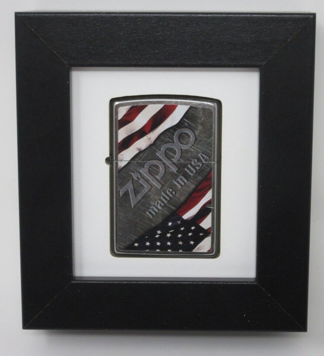 ZIPPO LIGHTER (NOT INCLUDED) SMALL DISPLAY FRAME gallery