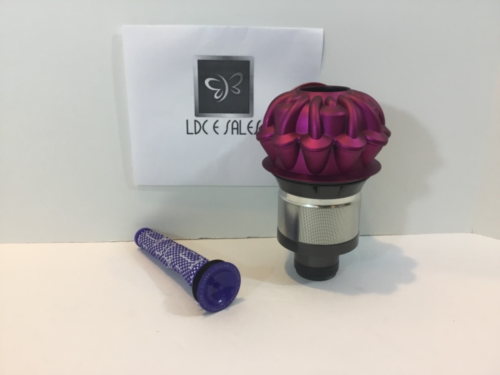 DYSON V7 Cyclone PINK + Filter V8 ANIMAL HEPA ABSOLUTE Cordless Used gallery