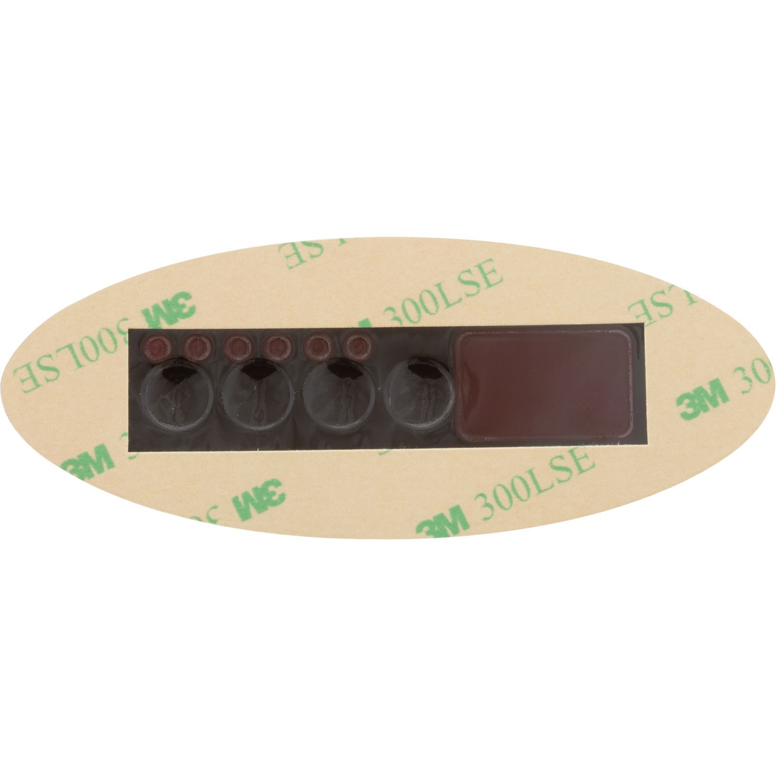 Overlay, Gecko TSC-9-GE2, 4 Button, P1, P2, Light : 9916-100186 gallery