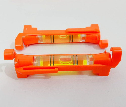 6x Hanging Bubble Line Level Small Horizontal String Spirit Levels Red gallery
