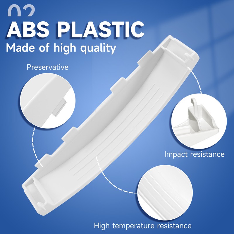 New Dryer Solid Door Handle White For GE Dryer #WE01X30378 #WE1M1068 #PS1177202 gallery