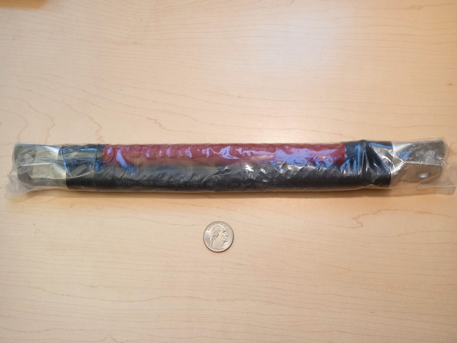 4/0 Gauge AWG Battery Cable Wire - Solar Marine Power Inverter Car Pure Copper gallery