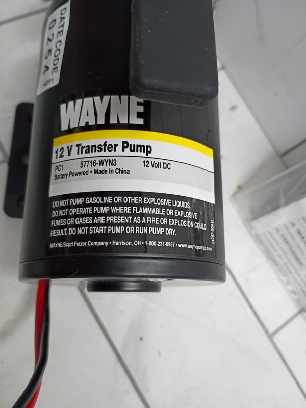 Wayne PC1-12V Multi-Use Pump Transfer 350 Gallons Per Hour 57716-WYN1 Open Box gallery