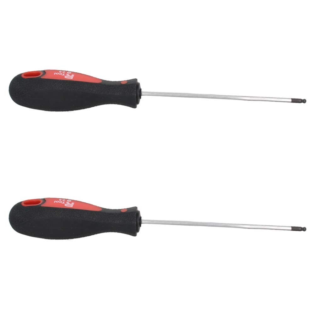 Ball Head Precision Screwdriver Hex Wrench Maintenance Hand Tool 2.5x100mm 2 PCS gallery