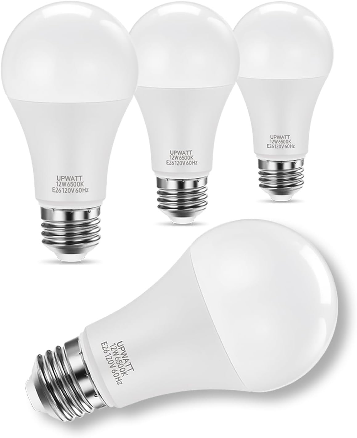 LED Light Bulbs, A19 Daylight 6500K Bulb, 12W 6500k Daylight, White gallery