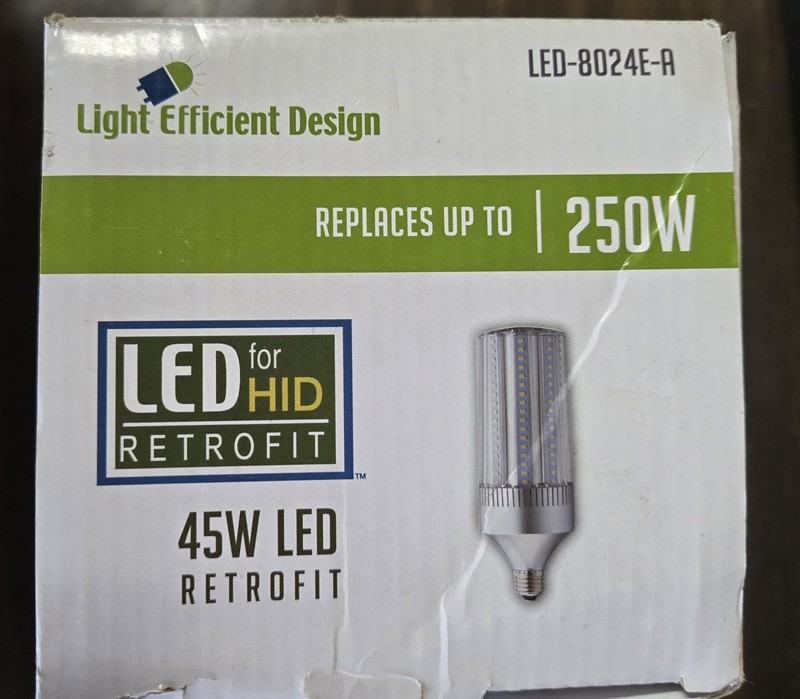 LED Outdoor: Light Efficient Design LED-8024E-A.45W. NEW in box. Free Shipping gallery
