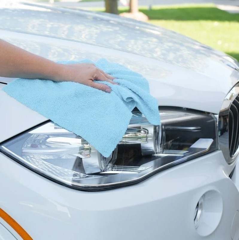 Auto Drive Multipurpose Microfiber Towels, 14" x 14", Multicolor, 30-Pack gallery