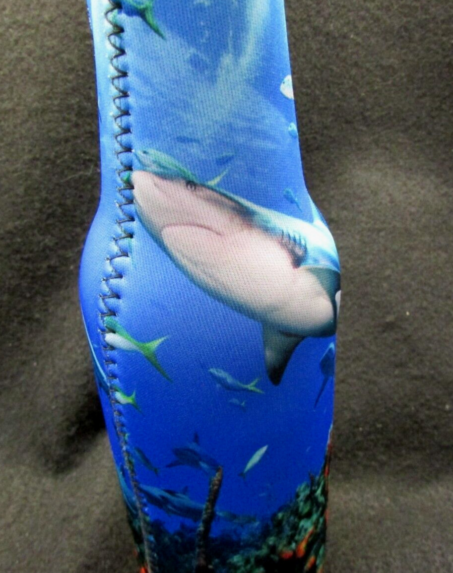 Sharks Coral Reef Long Neck Bottle Holder Insulator Cooler Beer Koozie G16 gallery