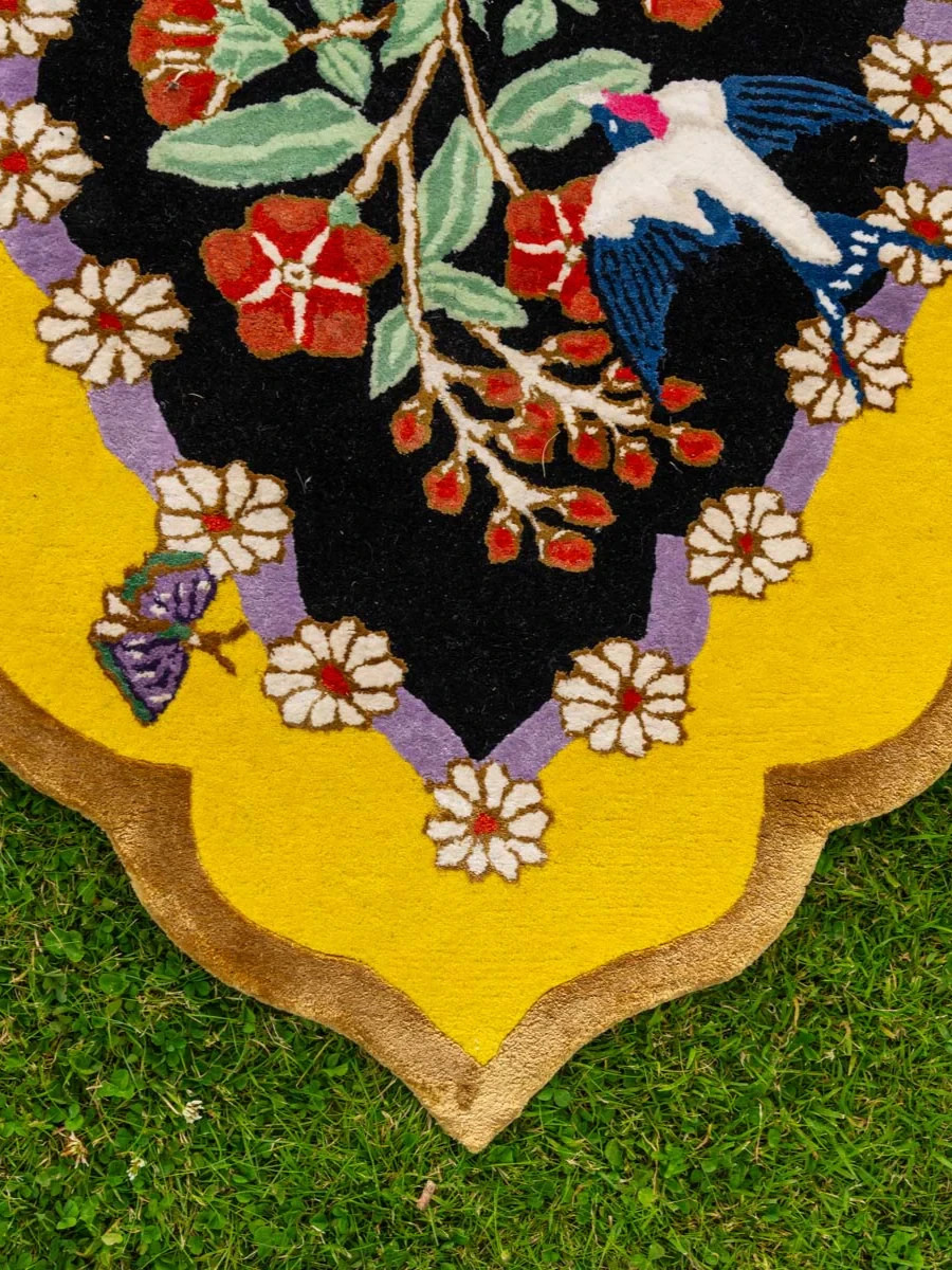 Wendy Morrison Mughal Flower Show Hand-Tufted Wool Runner Designer Floral Rug gallery