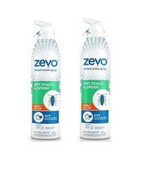Zevo Roach Ant Spider Insect Killer Spray 10oz 2 Pack Indoor Outdoor Safe