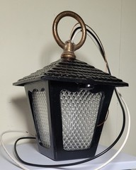 Replacement LARGE jockey lantern.Sturdy american made aluminum wired lantern.