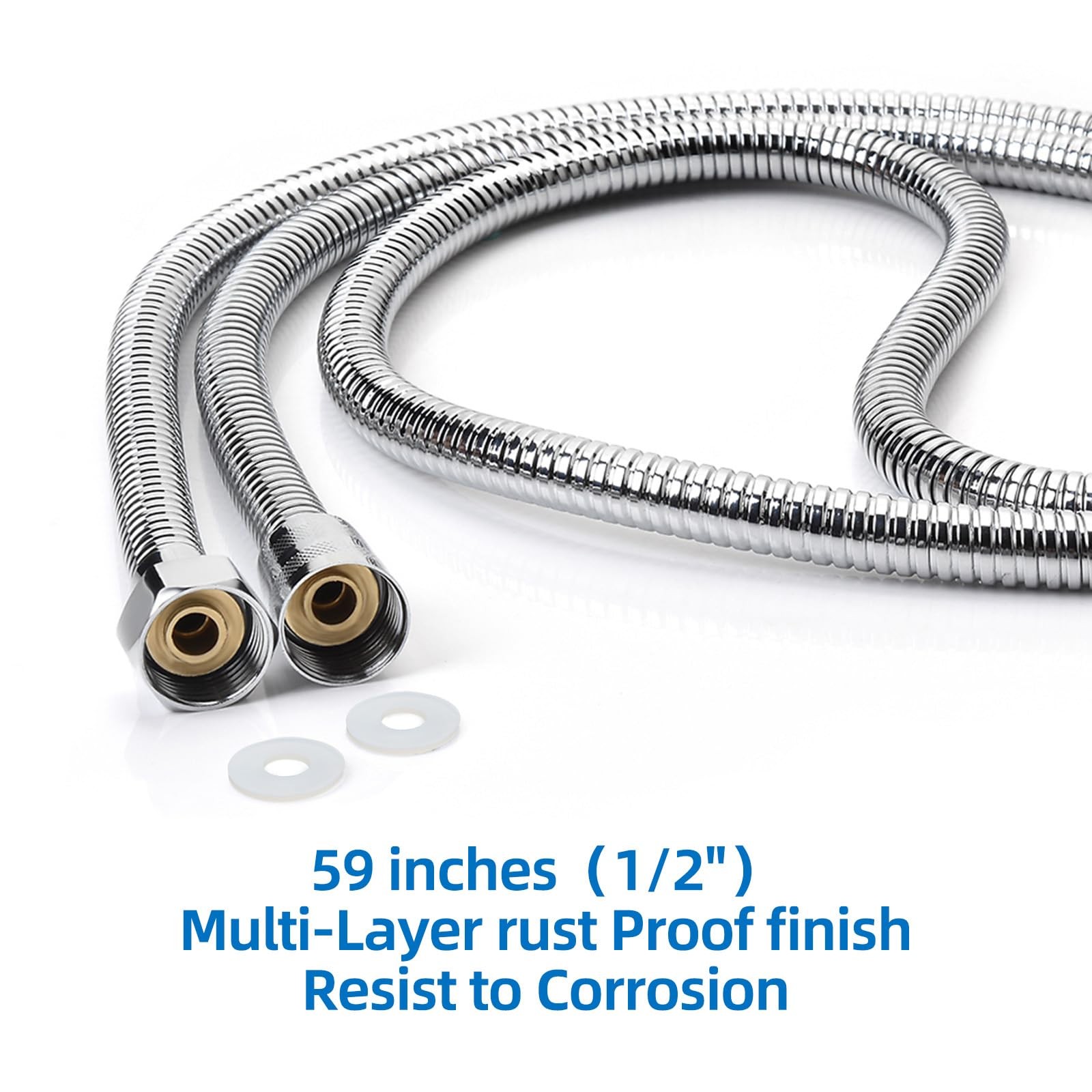 Shower Hose, 79 Inches Shower Hose Extra Long, Premium 304 Stainless Steel gallery