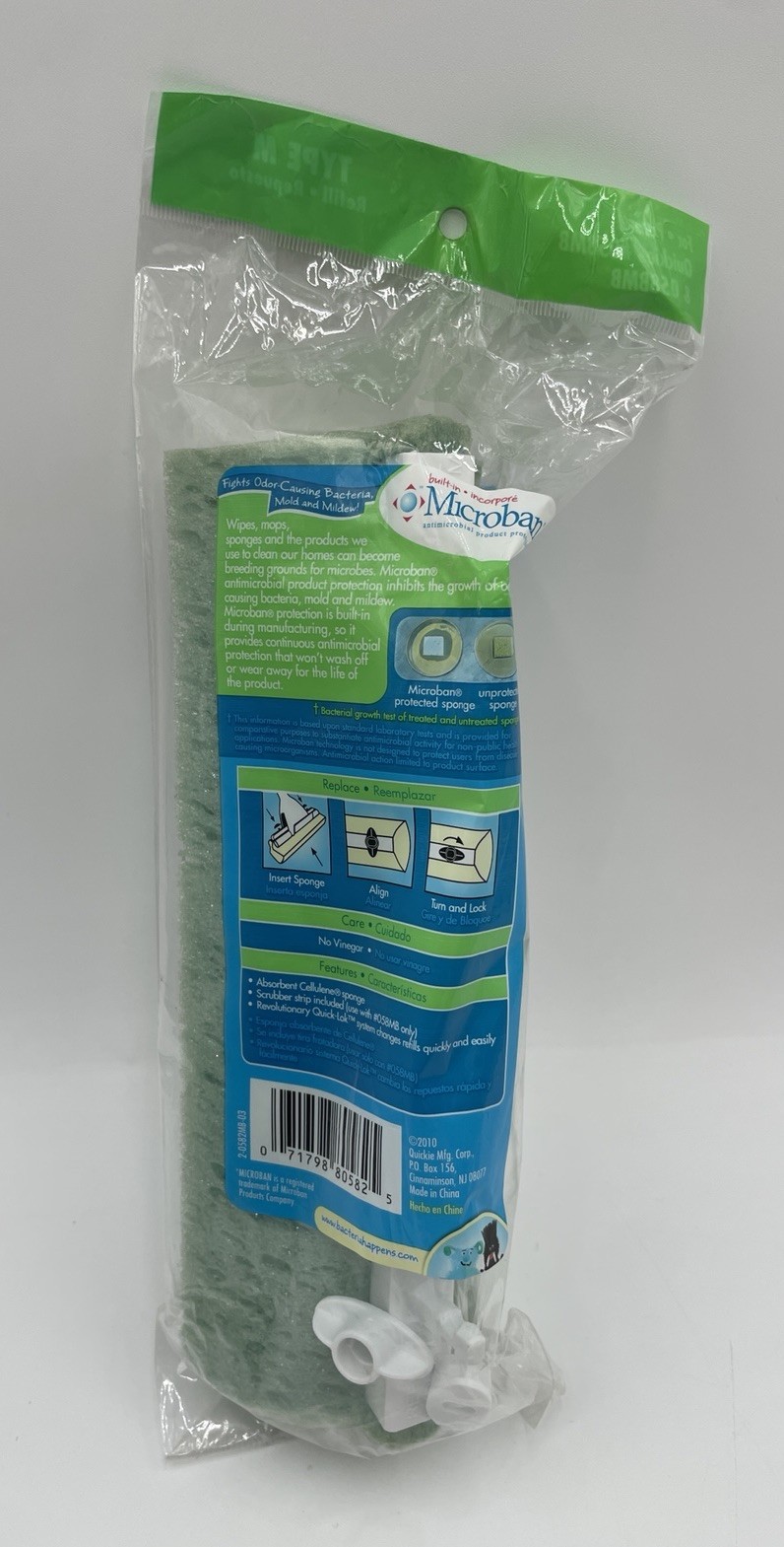 Quickie Roller Mop Refill Antimicrobial Microban Type M HomePro 0582MB gallery