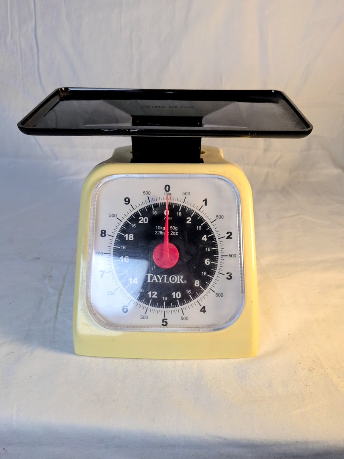 Vintage Taylor 22 lb Kitchen Scale Cream Black Analog Countertop Food Scale gallery