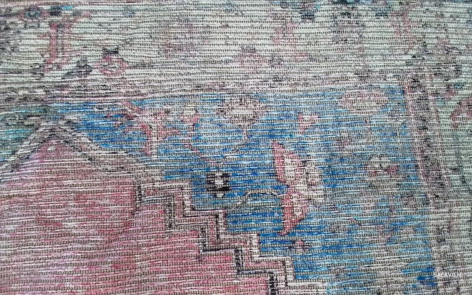 IVORY / PINK 6'-7" x 9'-0" Back Stain Rug, Reduced Price 1172776796 SEP357A-7 gallery