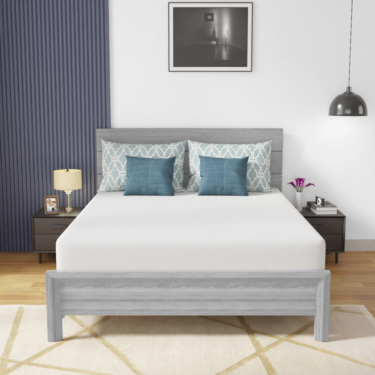 Gel Memory Foam Mattress with Breathable & Washable Soft Fabric Zippered Cover gallery
